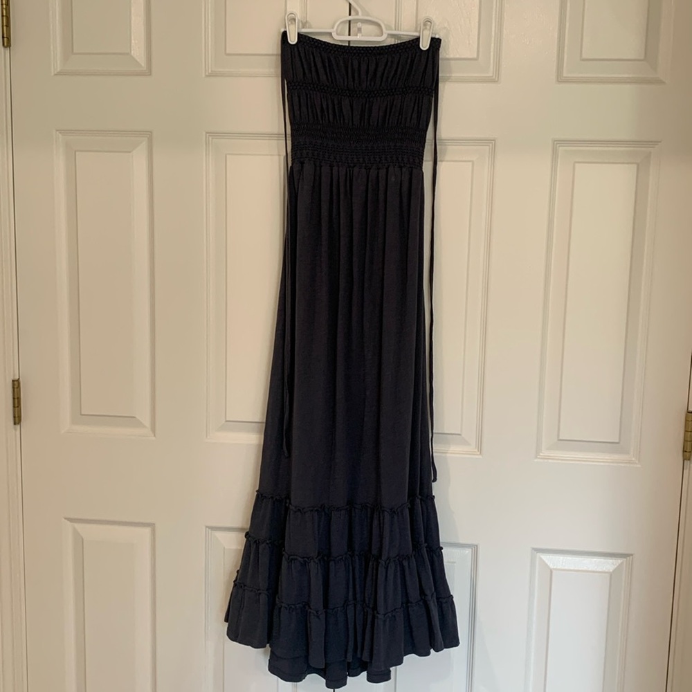 Lucky Brand strapless maxi dress
